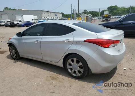 2012 Hyundai Elantra Gls из США, поврежденный, VIN KMHDH4AE2CU448082